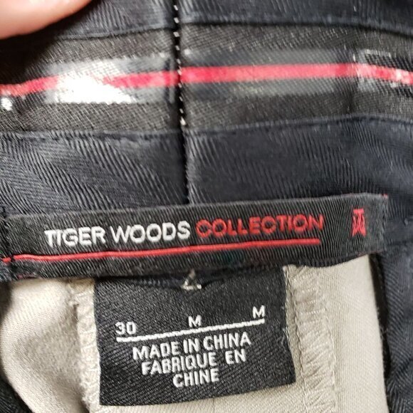 Tiger Woods Collection Nike Mens Shorts Size 30‎ M Gray  Pre-Owned - Picture 4 of 12